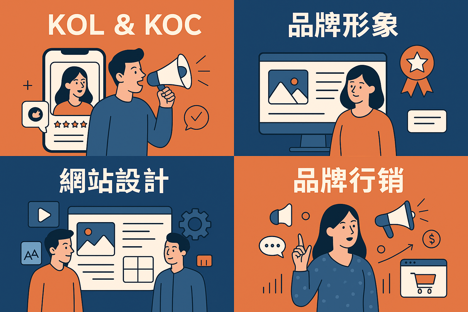 從KOL到KOC：打造品牌形象的網站設計與行銷策略全解析